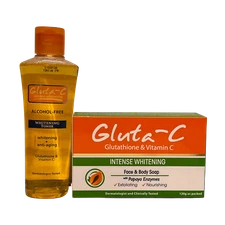 Gluta-C Toner 100ml + Gluta-C Glutathione & Vitamin C Face & Body Soap