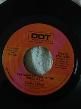 DONNA FARGO The Happiest Girl In the Whole USA / The Awareness Of Nothing 7" 45