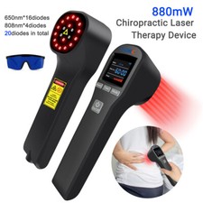 ZJKC 880mW Cold Laser Therapy Red Infra Light Device for Pain Relief Human/Pets