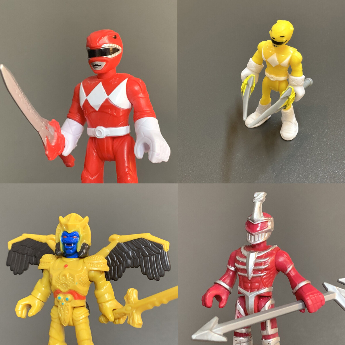 4x NEW Fisher Price Imaginext Power Rangers RANGER figure Super