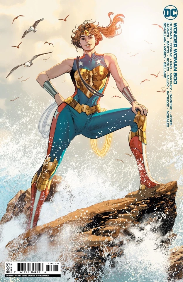 WONDER WOMAN #800 DANIEL SAMPERE VARIANT - 1ST APP TRINITY (21/06/2023)