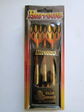 Harrows Club Brass Darts Set 23g with Original Packaging - Made in UK