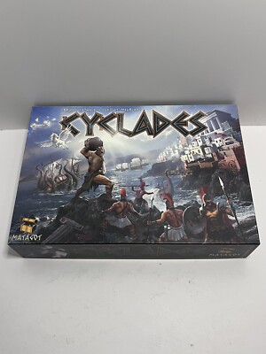 Cyclades Board Game Base w/ Titans Expansion Matagot 2009 - Complete