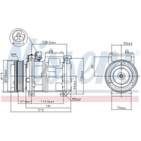 Kompressor Klimaanlage Klimakompressor Passend FüR Bmw 3Er Cabriolet E36 5Er E34