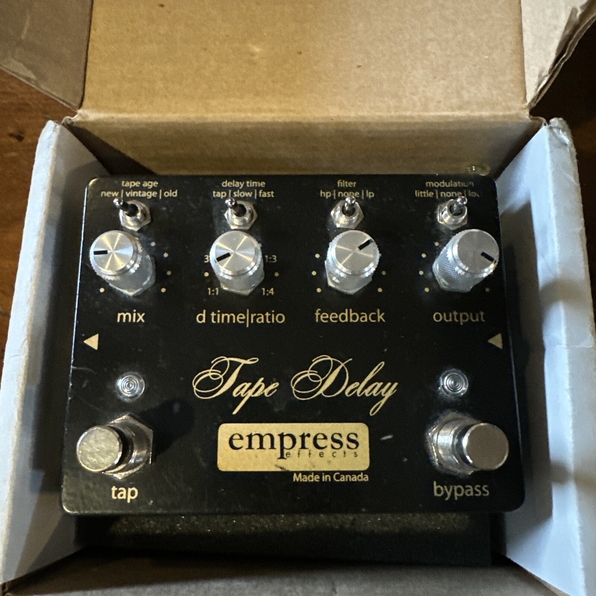 ギター Empress Tape Delay Empress Tape Delay Guitar Pedal with True Bypass Trails