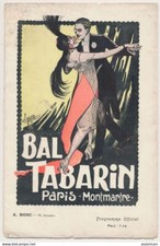 Ball Tabarin A. Bosc & Brun, Art Deco Illustration von Kleriker SEHR SELTEN 1924