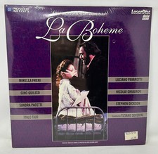 New Sealed La Boheme Laserdisc PA-89-253 LD Laser Disc Pavarotti Freni Quilico