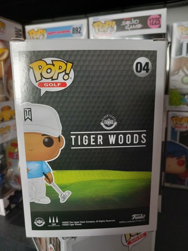 Funko Pop! Golf Tiger Woods 04 Tiger Woods (camisa azul) edición especial - Imagen 3 de 6