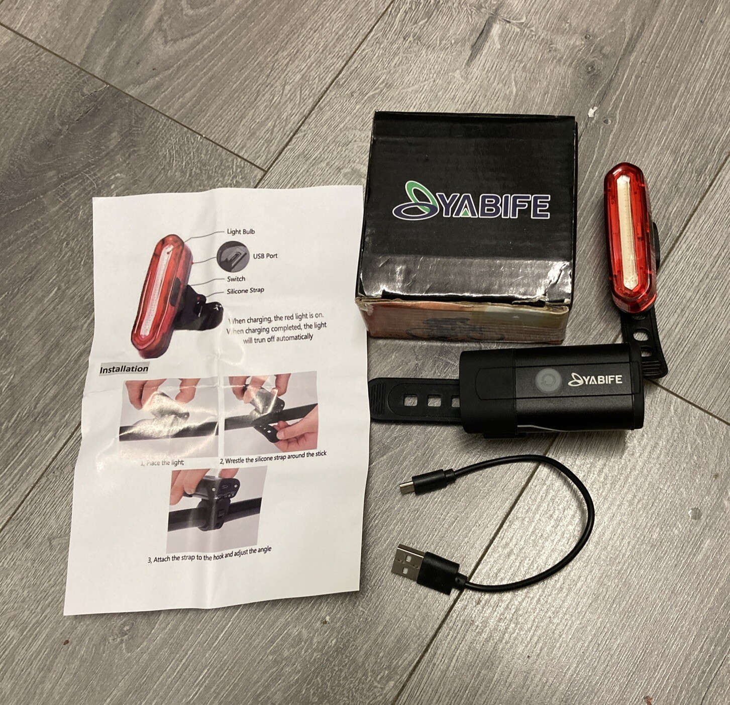 battery operated bike lights