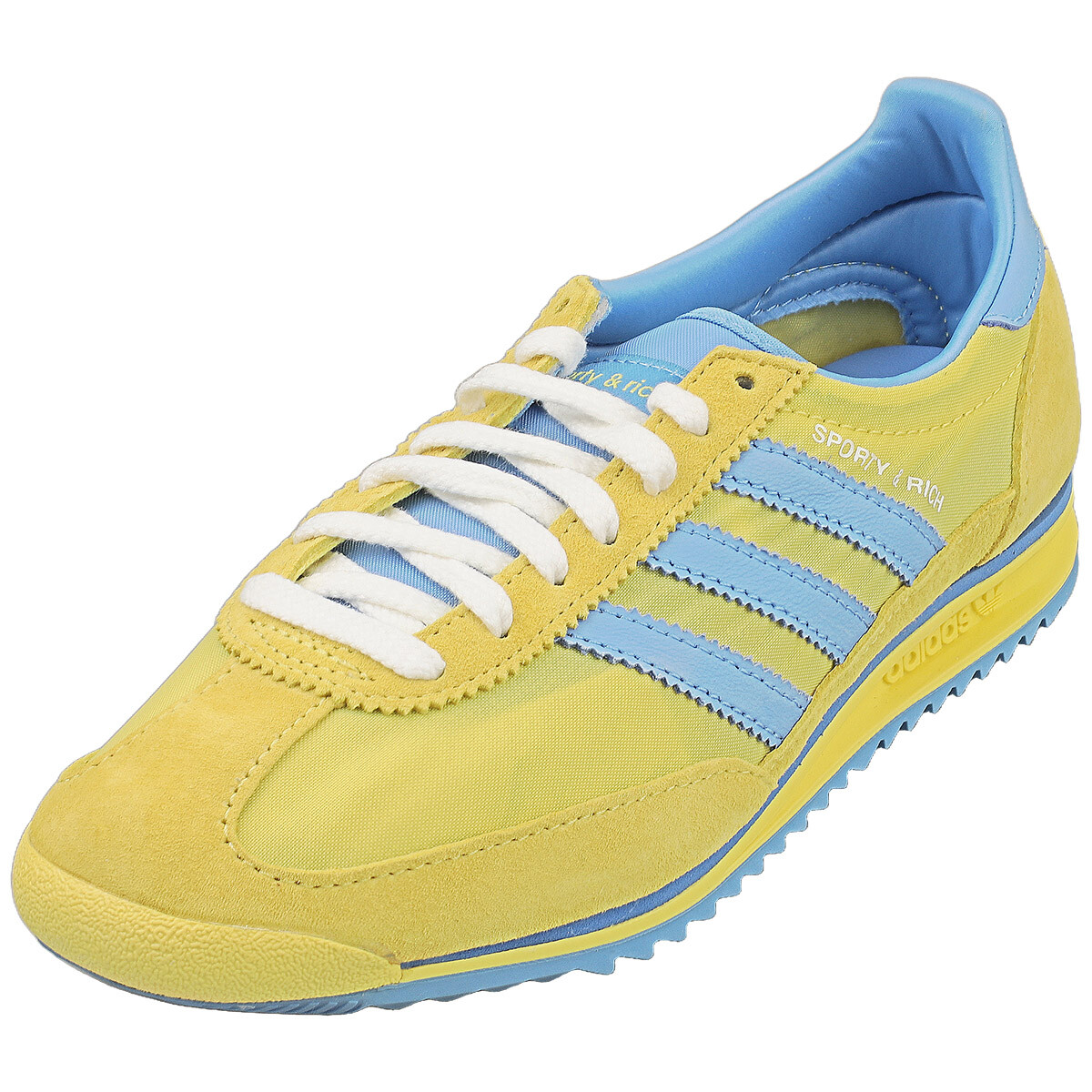 adidas Sl72 Sporty&rich Unisex Fashion Sneakers in Yellow Blue - 5 