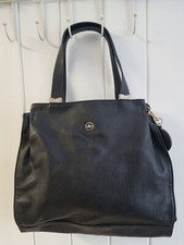 Nica Soft Black Leather Tote Bag New