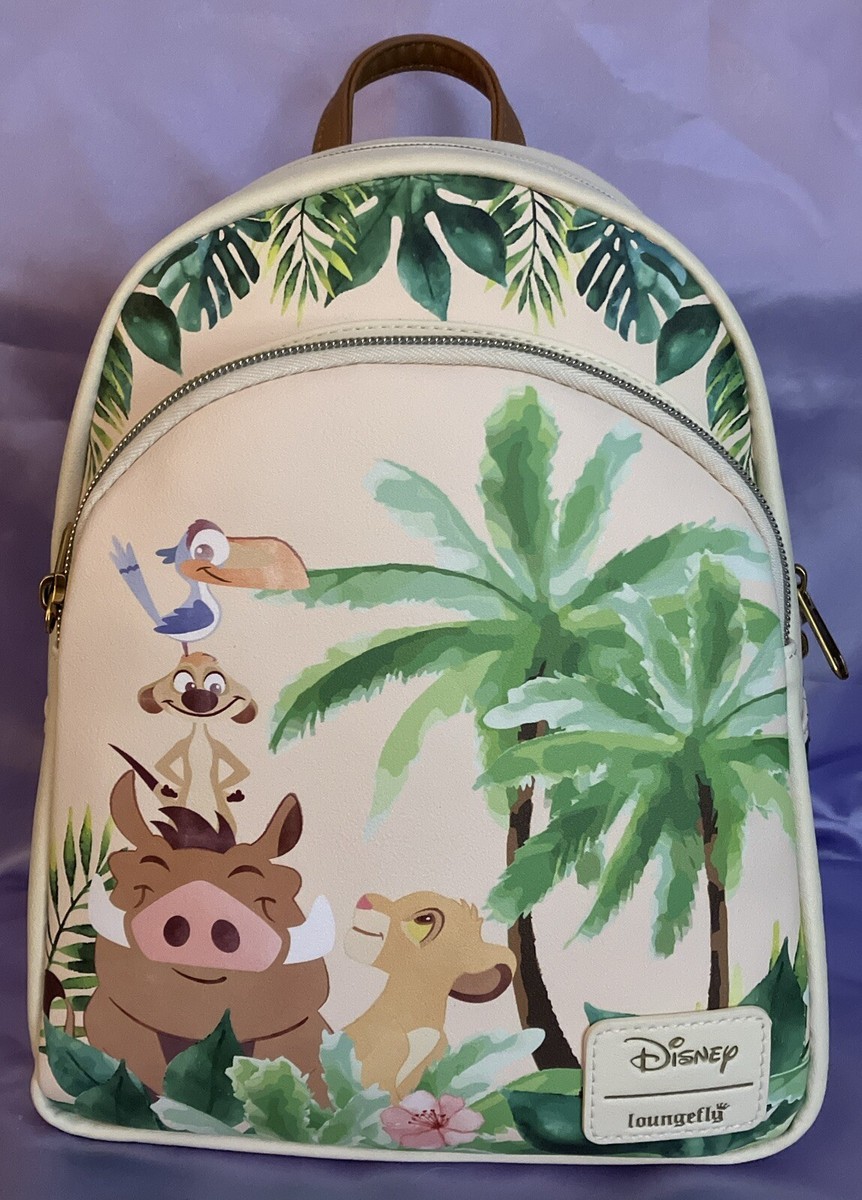 Disney Lion King Loungefly Mini Backpack Bag Purse Jungle NEW NWT