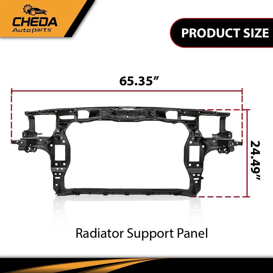 Radiator Support Panel Assembly NEW 4H0805594E Fit For Audi A8 Quattro 2011-2018 - Image 3 of 4