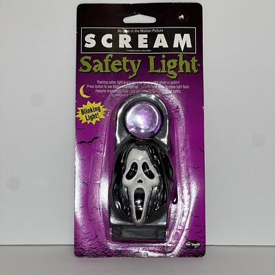 1997 Scream Ghost Face Safety Light Fun World Easter Unlimited NEW