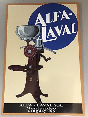 Alfa-Laval Cream Seperator Montevideo Uruguay 986 Large Sign