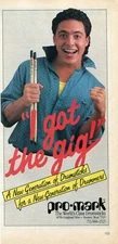 1987 Print Ad of Pro-Mark Drumsticks "I got the gig!"