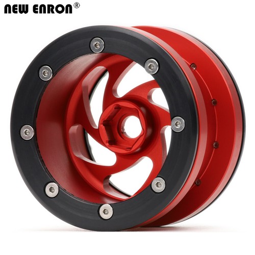 RC 2.2" Beadlock Wheel Rim for 1/10 Rock Crawler SCX10 II Wraith HPI TRX4 RBX10 - Picture 3 of 28