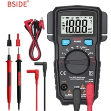 Digital Multimeter Voltmeter Ammeter Autoranging True RMS 2000-Words LCD