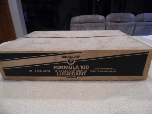 Full Case Quicksilver Formula 100 2 Cycle Outboard Lubricant Oil - 第 1/6 張圖片