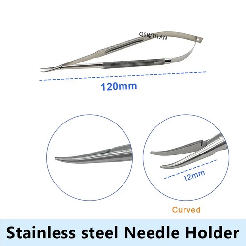 Ophthalmic Needle Holders forceps Needle Holding Pliers surgical Instruments - Picture 22 of 36