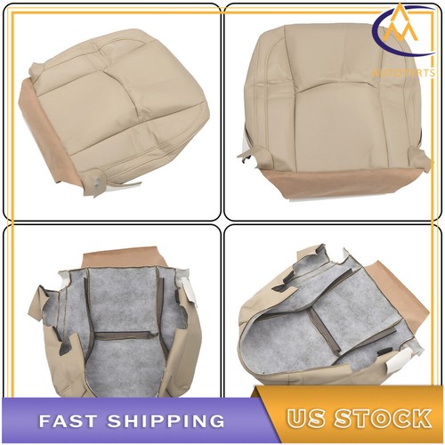 Seat Cover For 2004-2008 2009 Lexus RX330 RX350 Tan Leather Left Driver Bottom - Picture 6 of 6