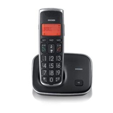BRONDI BRAVO GOLD CORDLESS GRANDI TASTI CON VIVAVOCE COLORE NERO