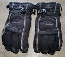 mens HEAD BLACK WINTER GLOVES SMALL WATERPROOF BREATHABLE OUTLAST