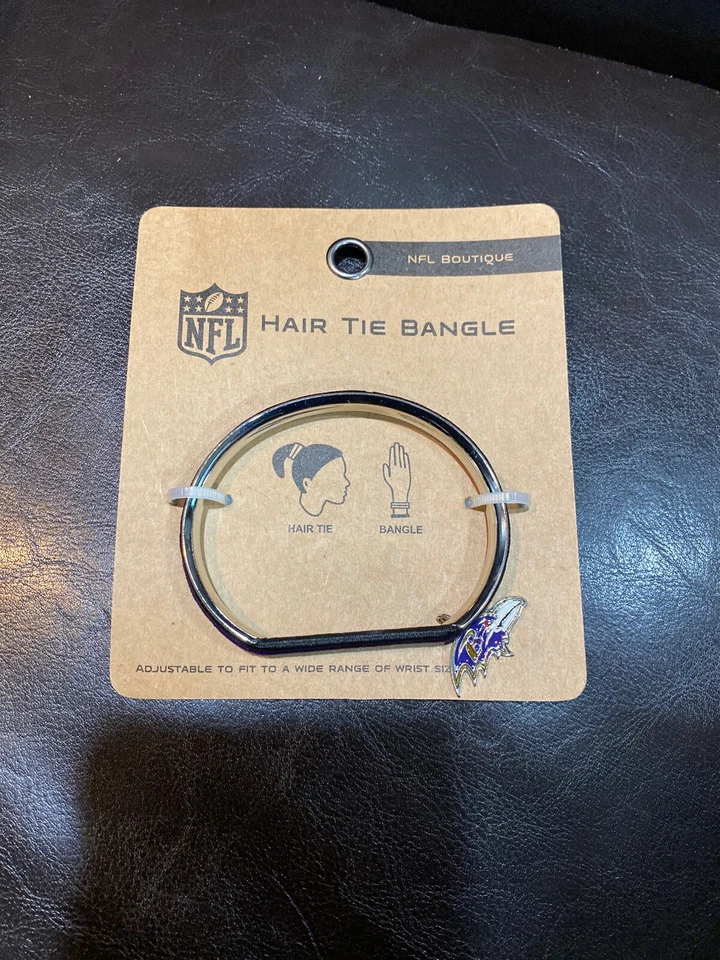 NFL Baltimore Ravens Brazalete Corbata Pelo Nuevo Envío Gratuito Encuadernado Super Bowl Foto 2 de 4