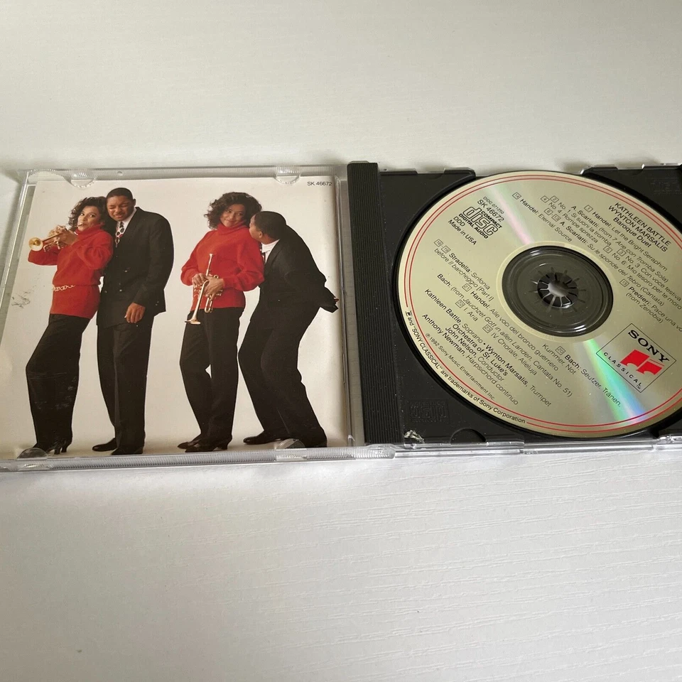 Dúo barroco - Kathleen Battle & Wynton Marsalis - Sony 1992 Foto 2 de 4