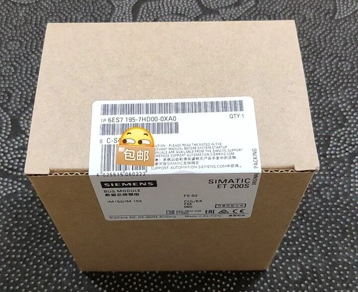 6ES7195-7HD00-0XA0 Neu 1 Stück Siemens 1 Stück 6ES7 195-7HD00-0XA0 Modul
