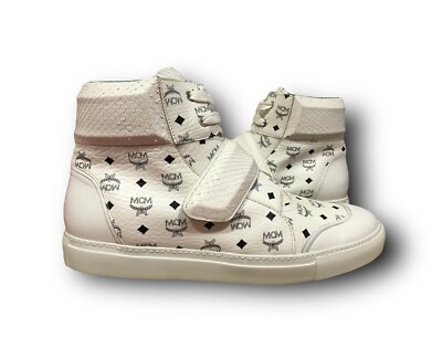 MCM Shoes Size US13 EU46 Visetos Monogram Lace And Strap Up  display picture 1