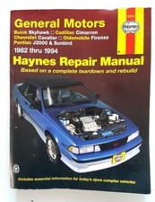 1982-94 GM Skyawk/Cimarron/Cavalier/Firenza/J200/Sunbird Haynes Repair Manual
