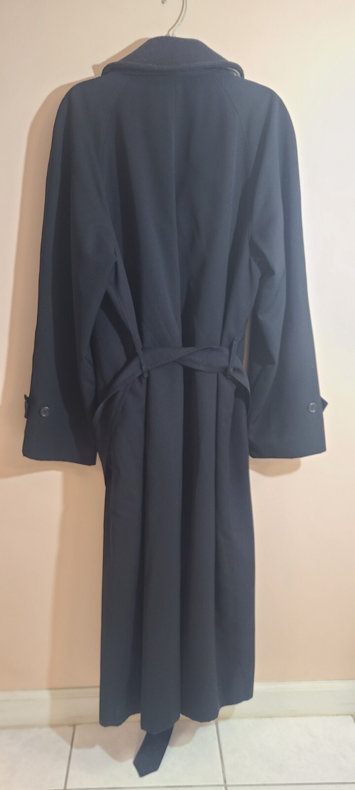 Preowned Burberry London Trench Coat Men Rare Vintage Read Description Winter image 3