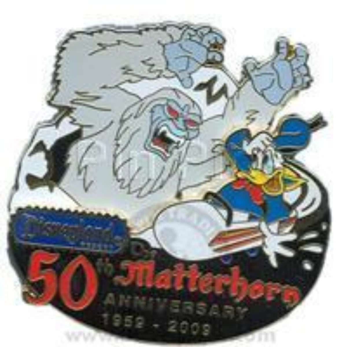 Disney Pin 70019 Mountain Matterhorn Completer Donald Abominable Snowman LE 600