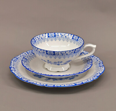 99840378 Collection Cup Blue Decoration Kahla Thuringia 6 11/16x2 3/16in