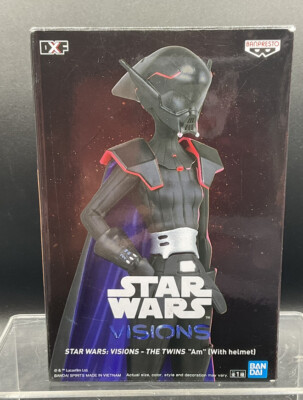 Star Wars Visions The Twins Am with Helmet Bandai Banpresto DXF NEW SEALED TARGT