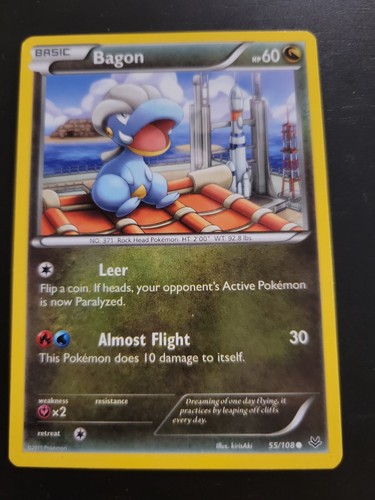 Pokemon TCG Card 2015 Roaring Skies - Bagon 55/108 | eBay