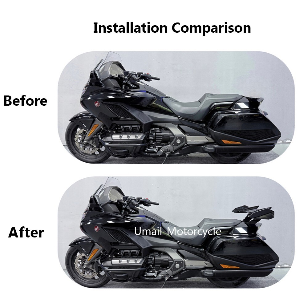 Rear Spoiler Tail Wing Adjustable For Honda Gold Wing GL1800 Tour