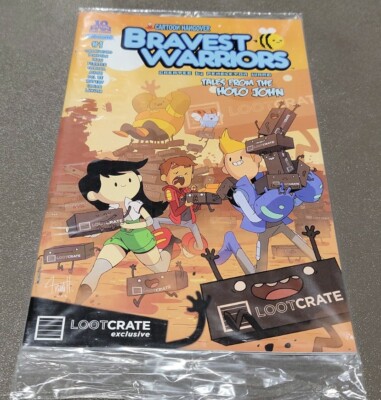 Bravest Warriors #1 Loot Crate Cartoon Hangover Variant Cover Sealed 