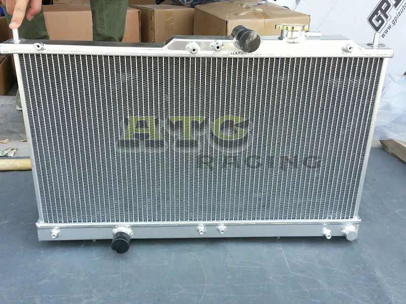 Aluminio Para Mitsubishi Eclipse 3G GT 3.0L 6G72 V6 2000-2005 MT Radiador + Ventilador Foto 2 de 4