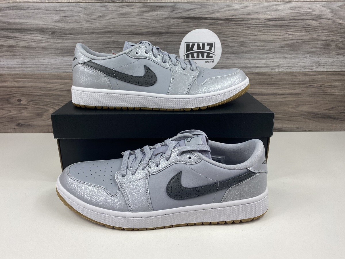Nike Air Jordan 1 LOW GOLF Wolf Grey White | size 12.5 | DD9315 