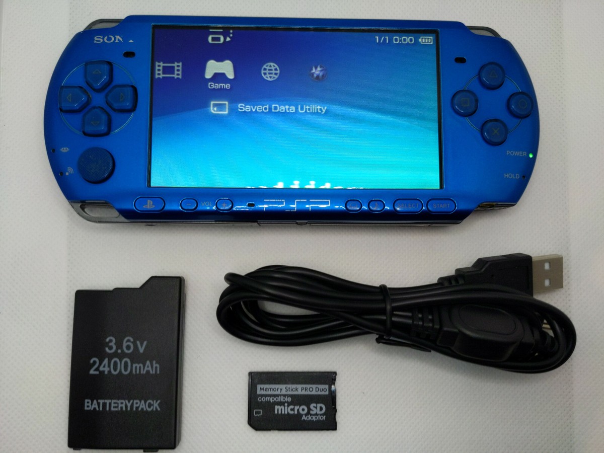 Nintendo Switch PSP3000 blue Authentic PlayStation Portable PSP 3000 Console - Radiant
