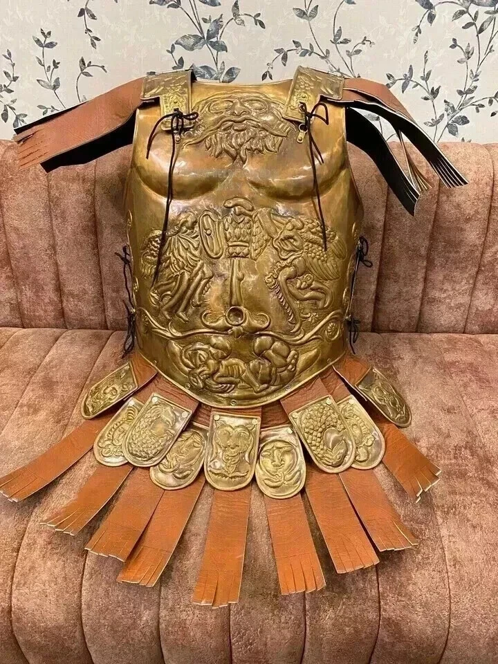 18 Guage Medieval Brass Big Eagle Armor Roman Cuirass Reenactment Breastplate - image 1 of 4