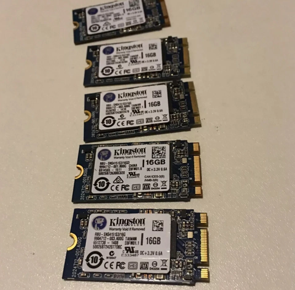 70pcs of Kingston 16GB, M.2 NGFF SSD 42mm. - Image 2 of 2