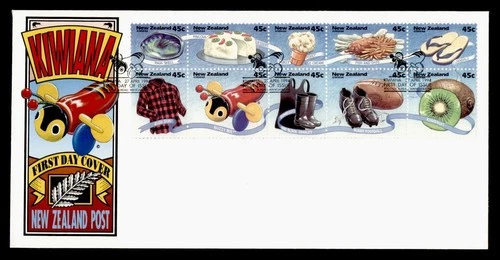 DR WHO 1994 NEW ZEALAND FDC KIWIANA CACHET BLOCK M71906