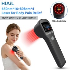 LLLT Laser Therapy Machine 650nm 808nm for Arthritis,Muscle,Chronic Pain Relief