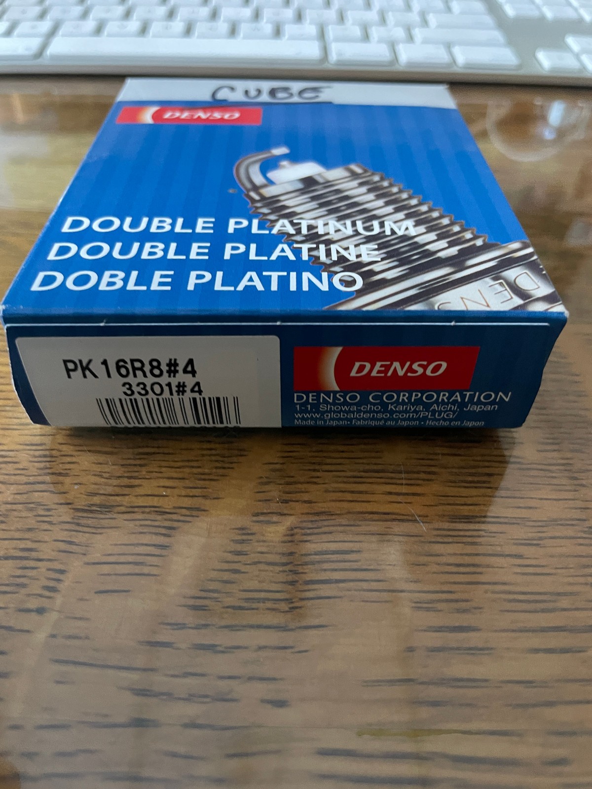 4 Double Platinum Spark Plugs DENSO PK 16R8 3301