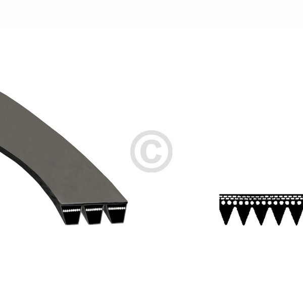 Keilrippenriemen 1168PJ5 Wie Zanker 129077560/8 FüR Waschmaschine-image