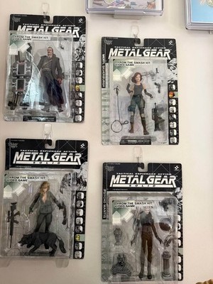 McFarlane Toys Metal Gear Solid figures never opened some wear.