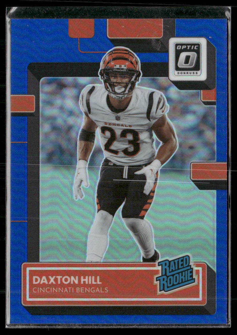 2022 Donruss Optic #257 Daxton Hill Blue #/179